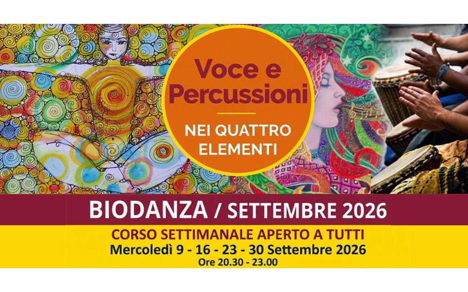voce e percussioni 2026 w